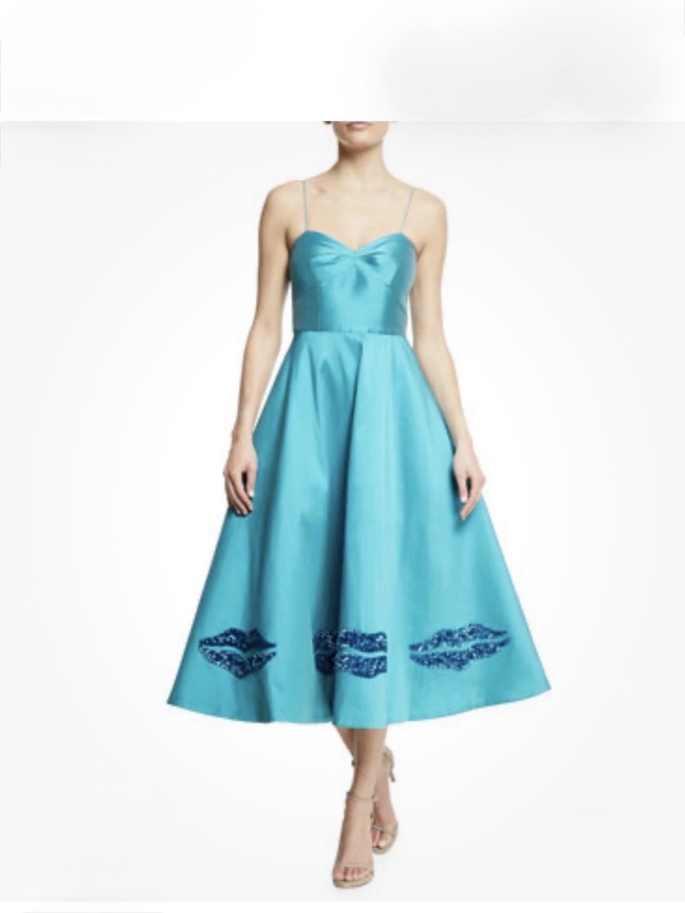 NEW With tags TEAL Sachin and Babi Tea Length dress SZ 6 Retail $649